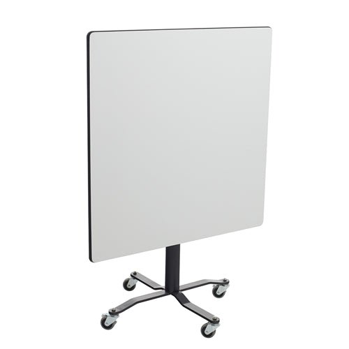 AmTab Mobile EZ-Tilt Caf Table - Square - 42" x 42" x Adjustable 30"H to 42"H (AmTab AMT-CBSQ42) - SchoolOutlet