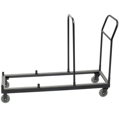 AmTab Heavy-Duty Stage Accessory Cart - Applicable for Stage Guard Rails - 31"W x 72"L x 36"H (AmTab AMT-GRC) - SchoolOutlet