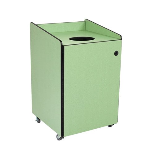 AmTab Heavy-Duty Recycling Receptacle - Applicable for 44 Gallon Cans and Drums - 33"W x 32"L x 46"H (AMT-HDRR44) - SchoolOutlet