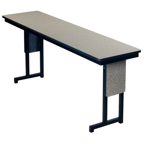 AmTab Training Table - Plywood Core - Leg Panels - Rectangle - 24"W x 96"L (AmTab AMT-LTP248) - SchoolOutlet
