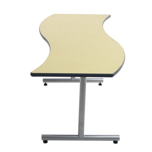 AmTab Caf Table - Wave - 30"W x 60"L x 30"H (AmTab AMT-LTSW30530D) - SchoolOutlet