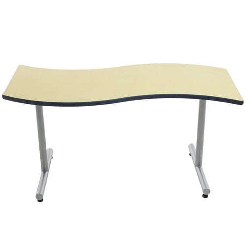 AmTab Caf Table - Wave - 30"W x 60"L x 42"H (AmTab AMT-LTSW30542D) - SchoolOutlet