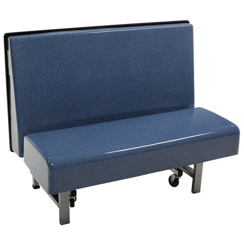 AmTab Mobile Folding Booth Seating - 24"W x 48"L (AmTab AMT-MFBS244) - SchoolOutlet