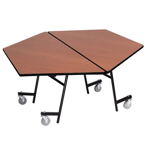 AmTab Mobile Shape Tables - Hexagon - 48" Hexagon Diameter (AmTab AMT-MHX48) - SchoolOutlet