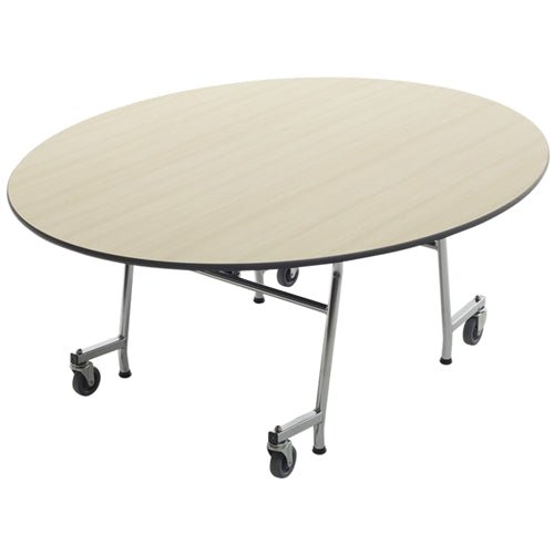 AmTab Mobile E-Z Tilt Table - Oval - 72" Oval (AmTab AMT-MOVZT72) - SchoolOutlet