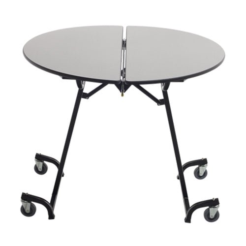 AmTab Mobile Shape Tables - Round - 48" Round Diameter x 42"H - T Legs (AmTab AMT-MRD4842TL) - SchoolOutlet