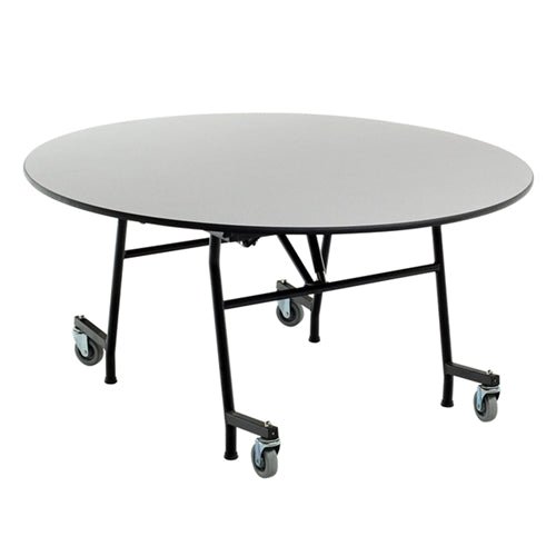 AmTab Mobile E-Z Tilt Table - Round - 48" Round Diameter (AmTab AMT-MRZT48) - SchoolOutlet