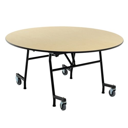 AmTab Mobile E-Z Tilt Table - 60" Round Diameter (AmTab AMT-MRZT60) - SchoolOutlet