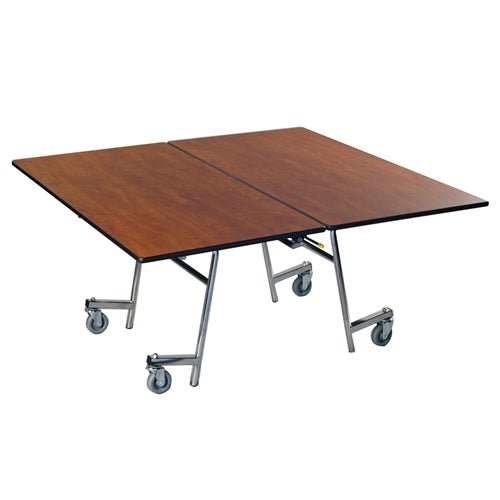 AmTab Mobile Shape Table - Square - 48"W x 48"L (AmTab AMT-MSQ48) - SchoolOutlet