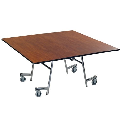 AmTab Mobile E-Z Tilt Table - Square - 48"W x 48"L (AmTab AMT-MSQZT48) - SchoolOutlet