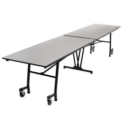 AmTab Mobile Shape Tables - Rectangle - 30"W x  10'1"L (AmTab AMT-MT10)