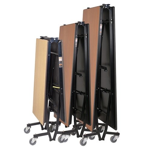 AmTab Mobile Shape Table - Rectangle - 30"W x 8'1"L (AmTab AMT-MT8) - SchoolOutlet