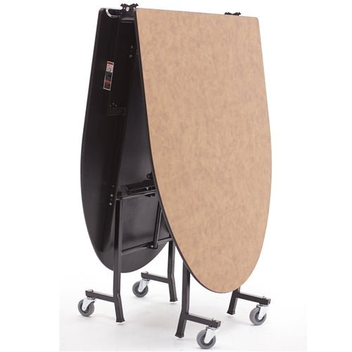 AmTab Mobile Shape Table - Elliptical - 46"W x 10'1"L (AmTab AMT-MTE1046) - SchoolOutlet