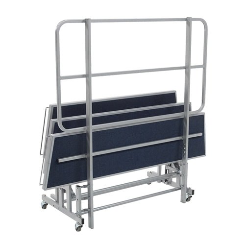 AmTab Mobile E-Z Riser - 3 Levels (8"H, 16"H, 24"H) - 53"W x 72"L x 24"H (AmTab AMT-PCR3) - SchoolOutlet