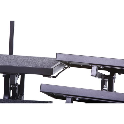 AmTab Mobile E-Z Riser - 3 Levels (8"H, 16"H, 24"H) - 53"W x 72"L x 24"H (AmTab AMT-PCR3) - SchoolOutlet