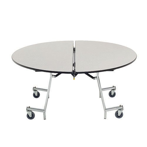 AmTab Mobile Shape Table - Round - 60" Round Diameter (AMT-QUICK-MRD60-GNBC) - SchoolOutlet