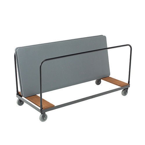 AmTab Heavy-Duty Table Cart - Applicable for Rectangle Folding Tables - 30"W x 48"L x 32"H (AMT-QUICK-TCE-B) - SchoolOutlet