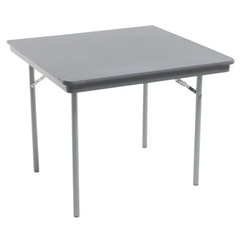 AmTab Dynalite Featherweight Heavy-Duty ABS Plastic Folding Table - Square - 30"W x 30"L x 29"H (AmTab AMT-SQ30DL) - SchoolOutlet