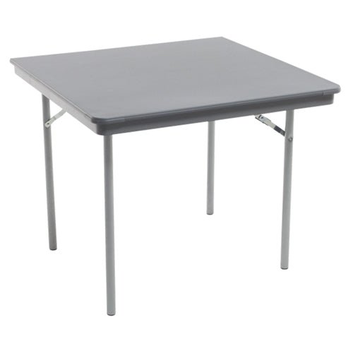 AmTab Dynalite Featherweight Heavy-Duty ABS Plastic Folding Table - Square - 36"W x 36"L x 29"H (AmTab AMT-SQ36DL) - SchoolOutlet