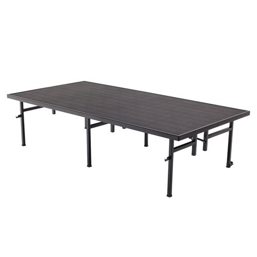 AmTab Fixed Height Stage - Polypropylene Top - 36"W x 48"L x 8"H (AmTab AMT-ST3408P) - SchoolOutlet