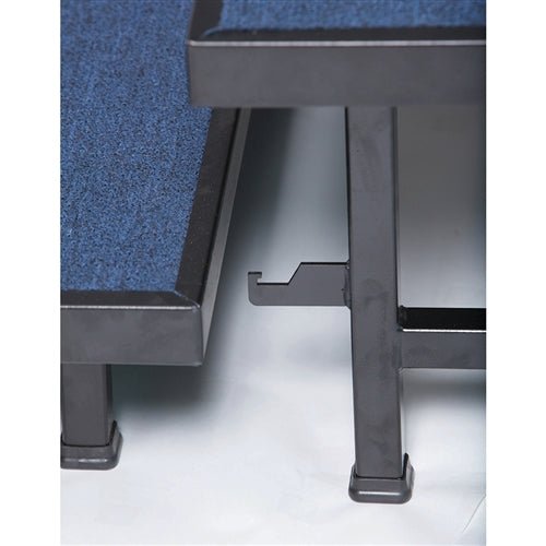 AmTab Fixed Height Stage - Carpet Top - 48"W x 48"L x 8"H (AmTab AMT-ST4408C) - SchoolOutlet