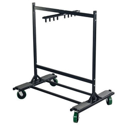 AmTab Heavy-Duty Stage Cart - Applicable for 36"W Stages - 30"W x 72"L x 44"H  (AmTab AMT-STC36 )