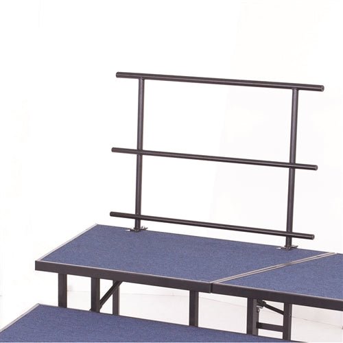 AmTab Stage and Riser Guard Rail - Chair Stop - 34" W x 31"H (AmTab AMT-STGR36) - SchoolOutlet