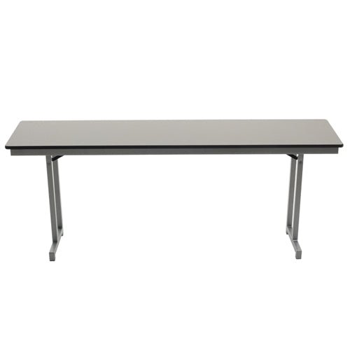 AmTab Training Table - Particleboard Core - Rectangle - 18"W x 60"L (AmTab AMT-TT185D) - SchoolOutlet