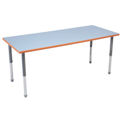 AmTab Whiteboard Table Markerboard Table Dry Erase Table - Activity Legs - Rectangle - 24"W x 30"L  (AmTab AMT-WAA2430D)