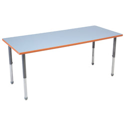 AmTab Whiteboard Table Markerboard Table Dry Erase Table - Activity Legs - Rectangle - 30"W x 48"L  (AmTab AMT-WAA304D)