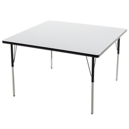 AmTab Whiteboard Table Markerboard Table Dry Erase Table - Activity Legs - Square - 24"W x 24"L (AmTab AMT-WASQ24D) - SchoolOutlet