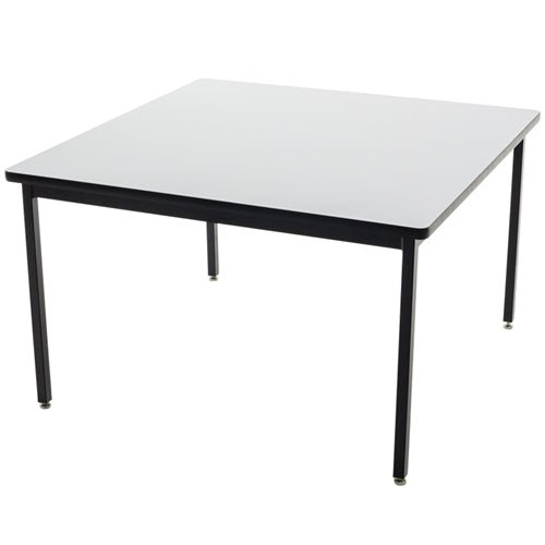 AmTab Whiteboard Table Markerboard Table Dry Erase Table - Utility - All Welded - Square - 42"W x 42"L (AmTab AMT-WAWSQ42D) - SchoolOutlet