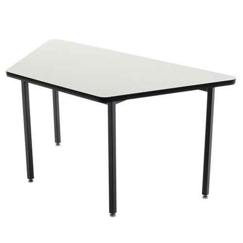 AmTab Whiteboard Table Markerboard Table Dry Erase Table - Utility - All Welded - TrapE-Zoid - 30"W x 60"L (AmTab AMT-WAWT305D) - SchoolOutlet