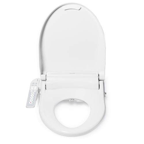 Swash Select EM417 Sidearm Bidet Seat with Warm Air Dryer - White - SchoolOutlet