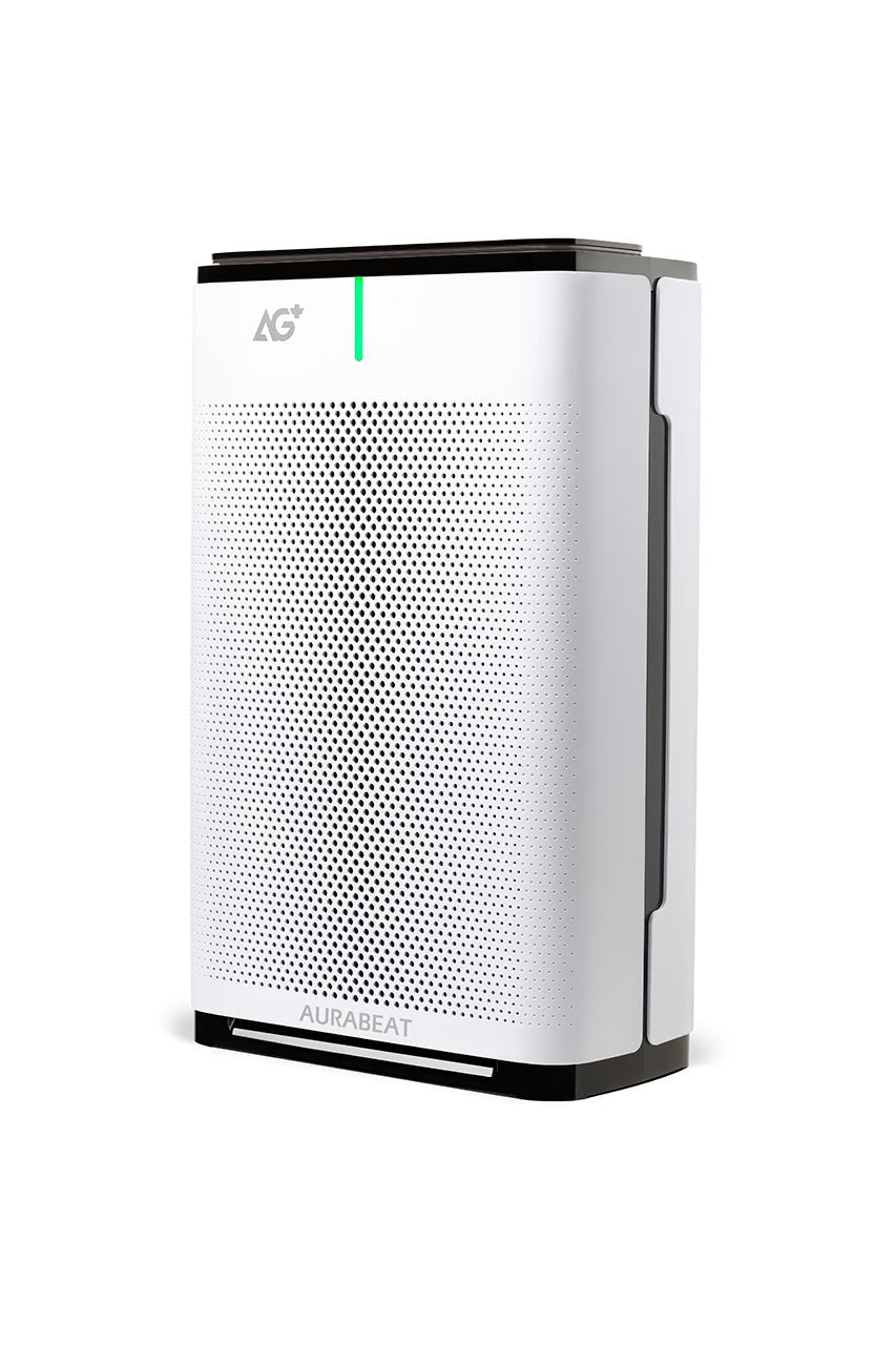 Air Purifier, HEPA Air Filtration, Eliminates SARS CoV-2 Virus, Bacteria, Mold, Fungus up to 1,655 sq. ft. (Aurabeat AG+ Medical Grade Sanitizing Air Purifier) - SchoolOutlet