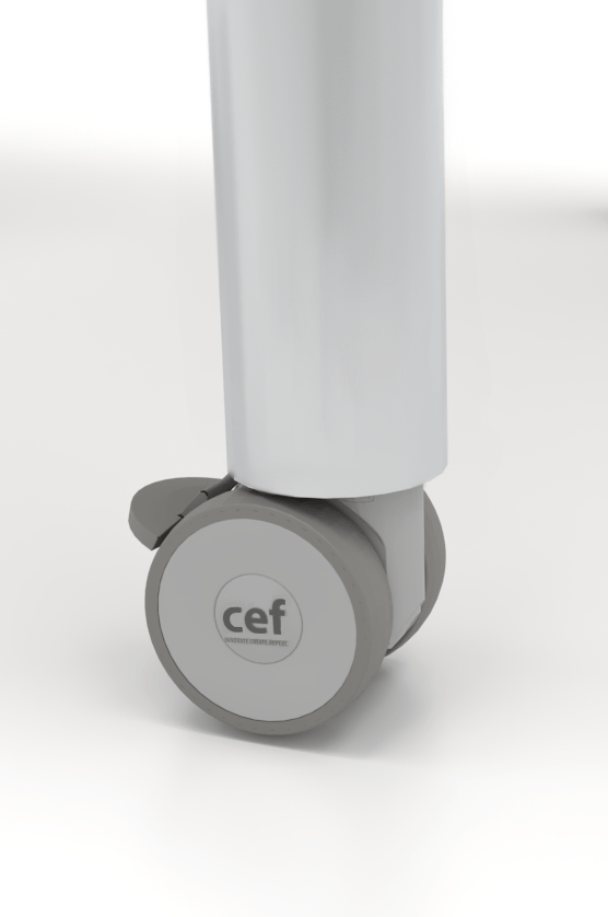 CEF Caster Set of 3 for ESTO Student Desk - SchoolOutlet