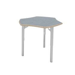 CEF ESTO Hyve Student Desk 28" x 32.5" High-Pressure Laminate Top with Colored T-Molding and Adjustable Height Legs