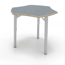 CEF ESTO Hyve Student Desk 28" x 32.5" Fenix Top on Baltic Birch and Adjustable Height Legs