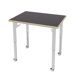 CEF ESTO Rectangle Student Desk 30" x 22" Fenix Top on Baltic Birch and Adjustable Height Legs