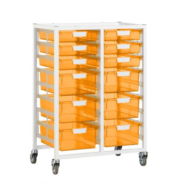 Certwood Swift Tower - Slim Line - 18 Module - Mobile Storage Cart (CRT-CE2102) - SchoolOutlet