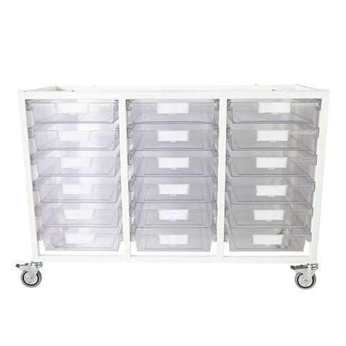 Certwood Class Act Cart - Slim Line - 18 Module - Mobile Storage Cart (CRT-CE2106) - SchoolOutlet