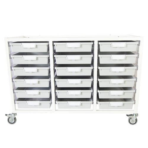 Certwood Class Act Cart - Slim Line - 18 Module - Mobile Storage Cart (CRT-CE2106) - SchoolOutlet