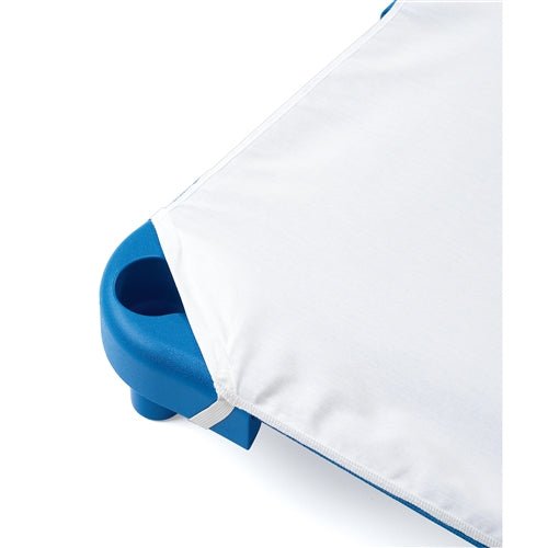 Children's Factory Value Line White Cot Sheet - Toddler Size 40 in 22 in (CHI-AFB5705T) - SchoolOutlet