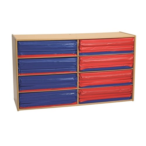 Children's Factory Value Line 3-Section Rest Mat Storage - Holds 8 CHI-ANG7167 - SchoolOutlet