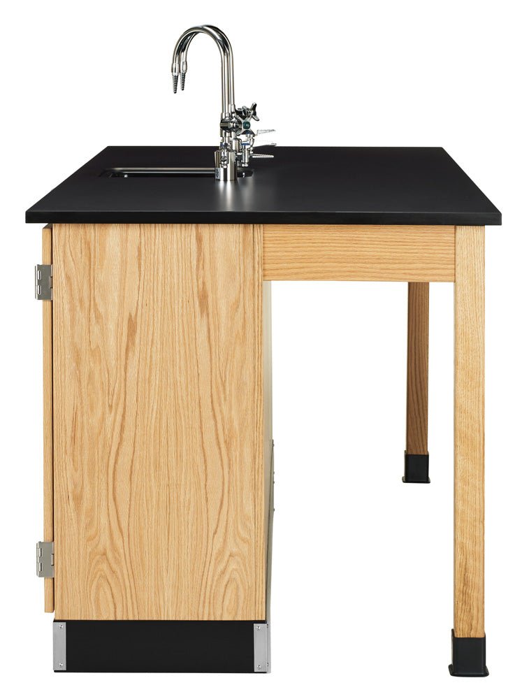 Diversified Woodcrafts Lab Station, 2 Student w/ Door Cabinet (Diversified Woodcrafts DIV-2926K) - SchoolOutlet