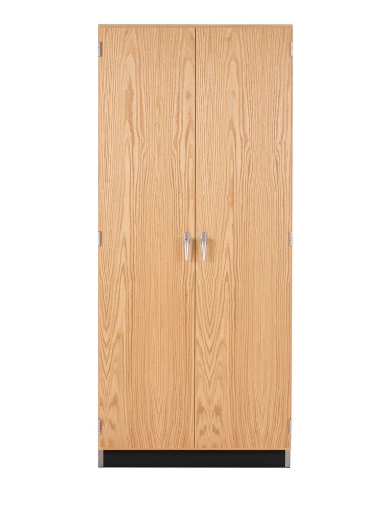 Diversified Woodcrafts Oak Wardrobe Storage Cabinet - 36" W x 22" D (Diversified Woodcrafts DIV-360-3622K) - SchoolOutlet