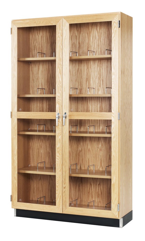 Diversified Woodcrafts Microscope Storage Cabinet - 48" W x 16" D (Diversified Woodcrafts DIV-372-4816K) - SchoolOutlet