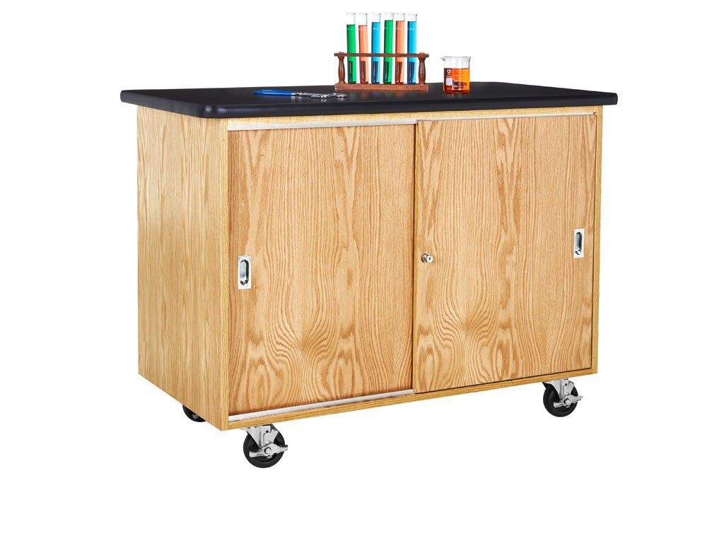 Diversified Woodcrafts Bare Bones Mobile Lab Table - 48" W x 24" D(Diversified Woodcraft DIV-4101K) - SchoolOutlet