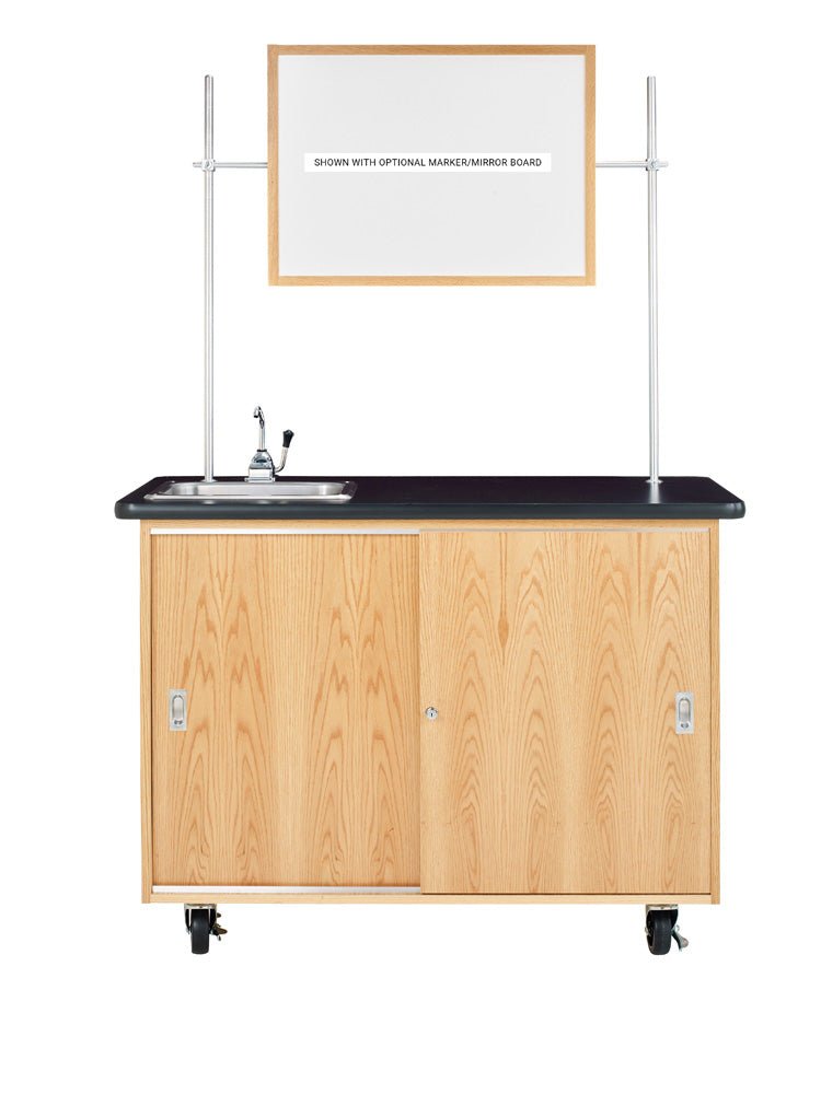 Diversified Woodcrafts Economy Mobile Lab Table w/ Sink - 48" W x 24" D(Diversified Woodcraft DIV-4111K) - SchoolOutlet