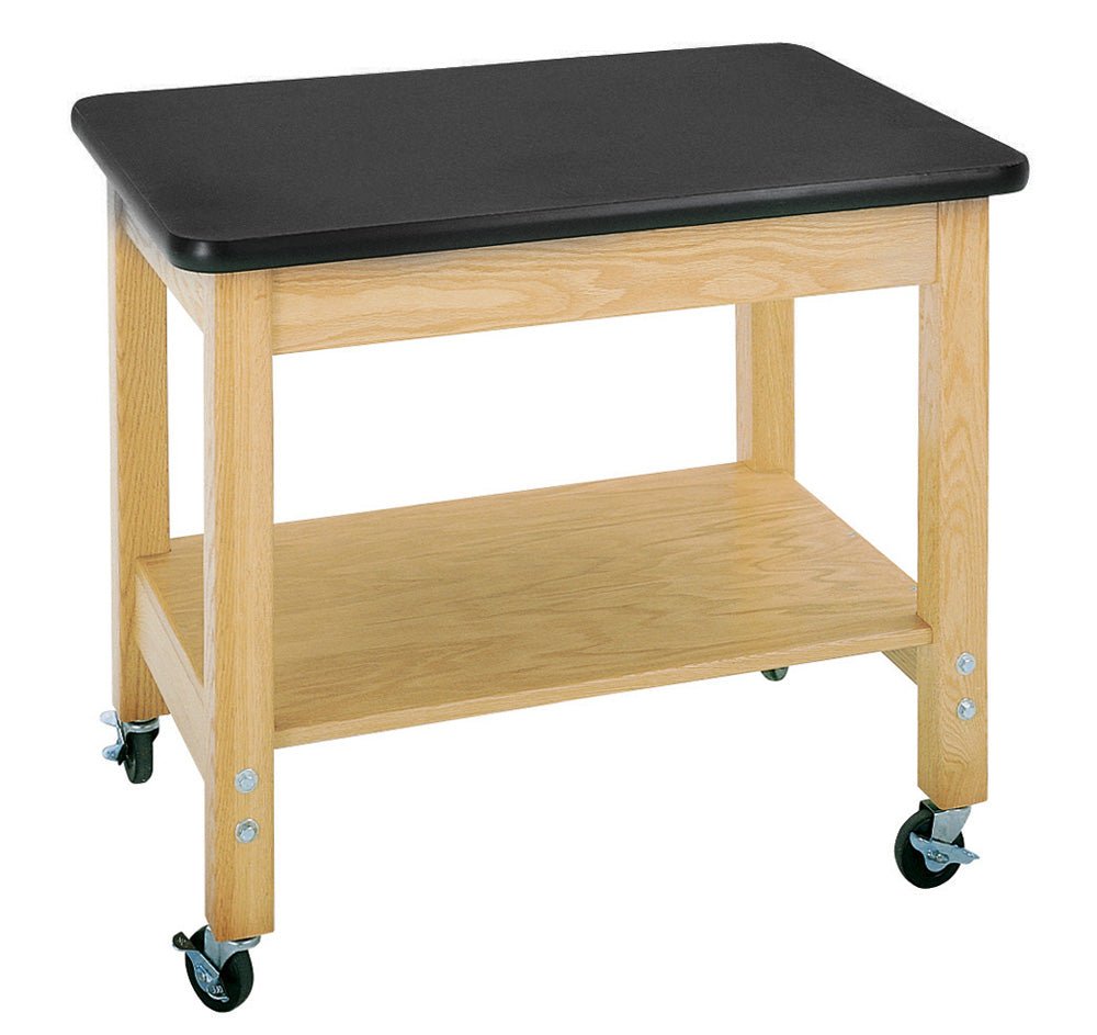 Diversified Woodcrafts Mobile Demo Cart - Plastic Laminate Top - 36"W x 24"D (Diversified Woodcrafts DIV-4501K) - SchoolOutlet